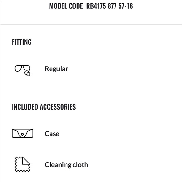 ay-Ban Clubmaster Oversized sunglasses RB4175 sunglasses - Picture 2 of 5